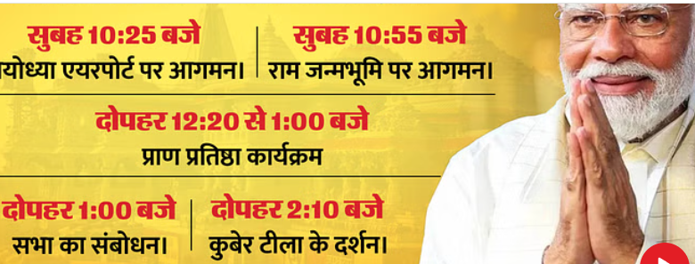 अयोध्या में मंगल ध्वनि का गुंजायमान शुरु, 84 सेकंड का है शुभ मुहूर्त