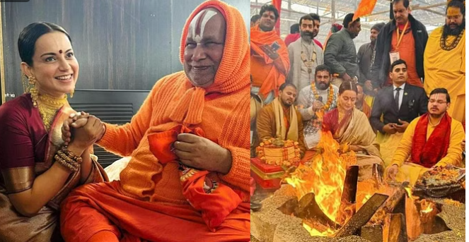 अयोध्या में राममय हुईं कंगना: जगद्गुरू रामभद्राचार्य से की मुलाकात, बोलीं- आज पूरा देश भावुक है