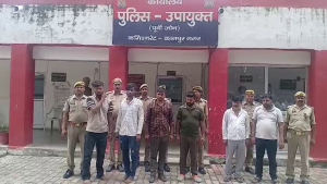 कानपुर में 70 लाख की हाईप्रोफाइल चोरी का खुलासा, 6 आरोपी गिरफ्तार।